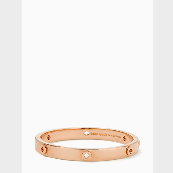 kate spade new york spot the spade studded hinged bangle